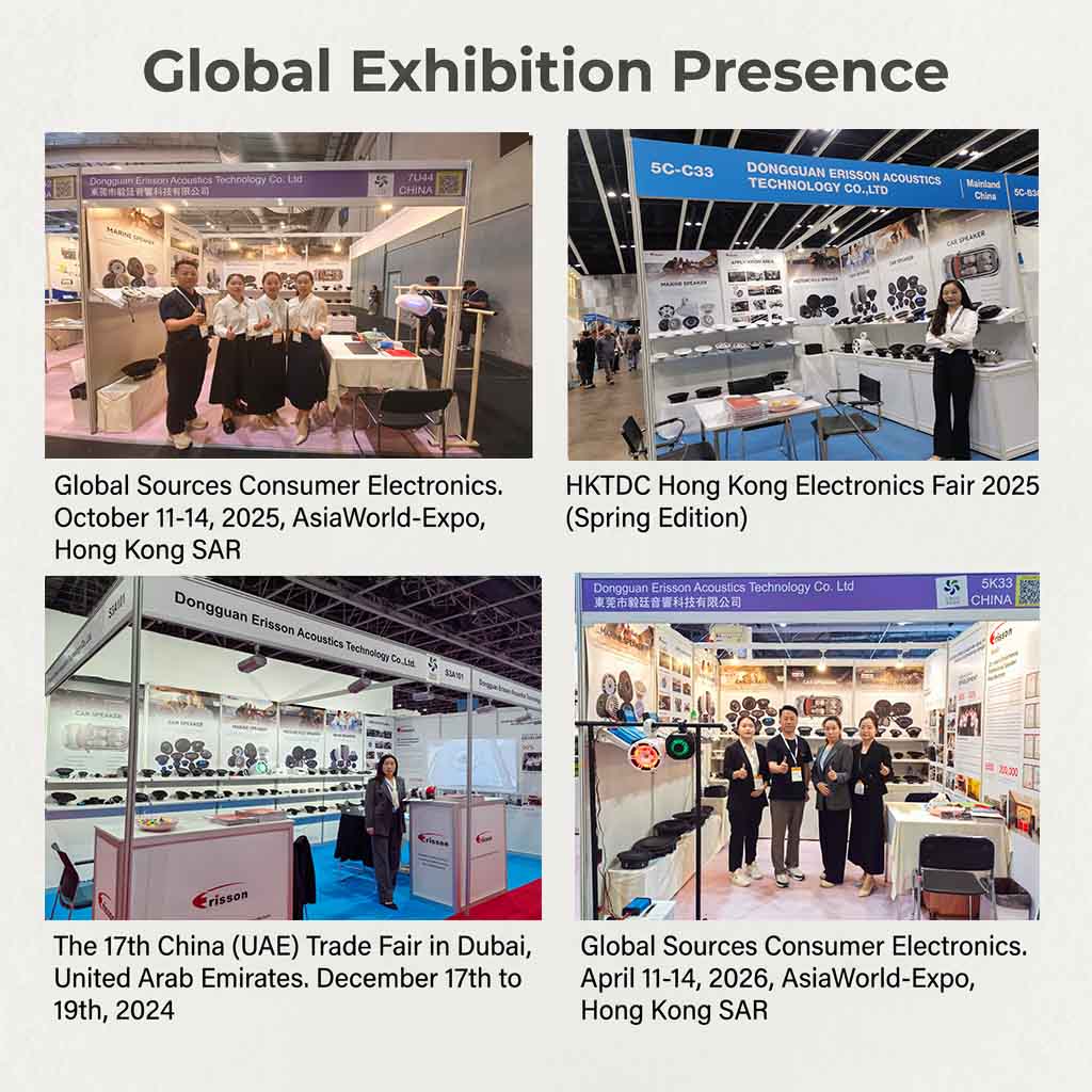 Erisson (SEAO) Showcases High-Performance Audio Innovations at Global Sources Electronics Fair in Hon
