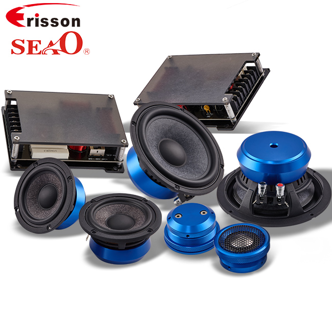 Professional 6.5" 3-Way Component Speaker System midbass car speaker 