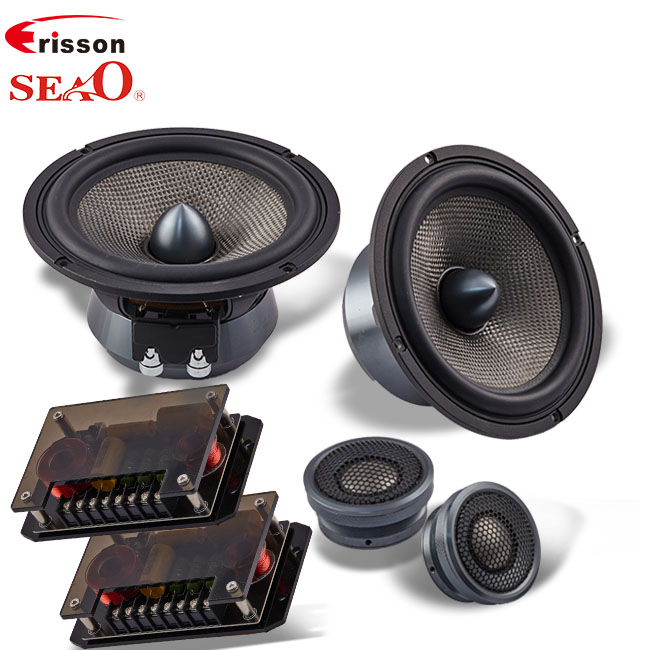 Professional 6.5" 2-Way Component Car Speaker Set High-Performance Component Speaker System Car